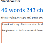 Free wordcount tool, aim for 300 for SEO Wordpress SEO Expert